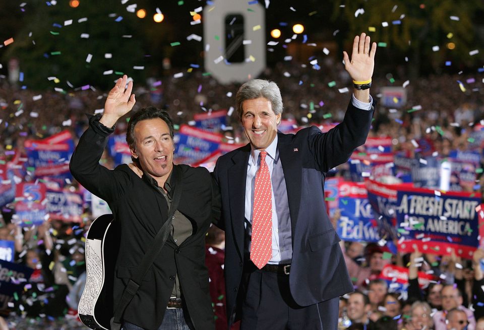Bruce Springsteen & John Kerry, October 2004