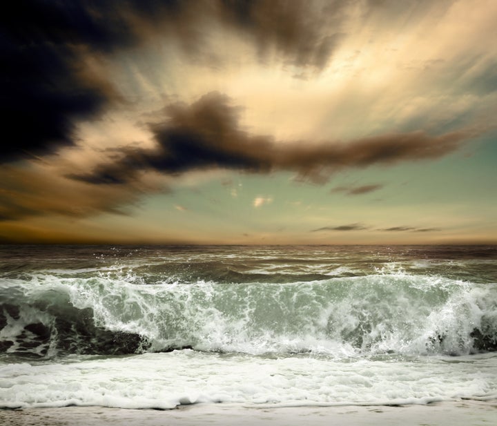 view of storm seascape