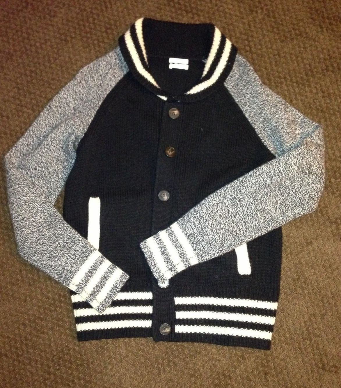 Madewell Letterman Sweater Jacket