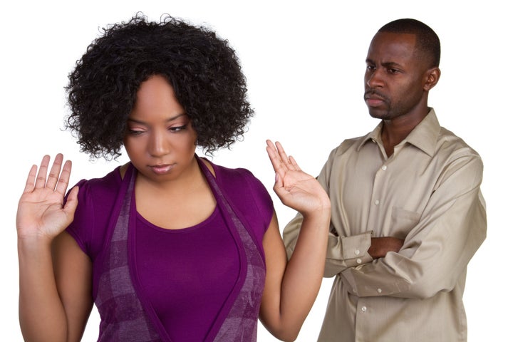 Angry African American Couple