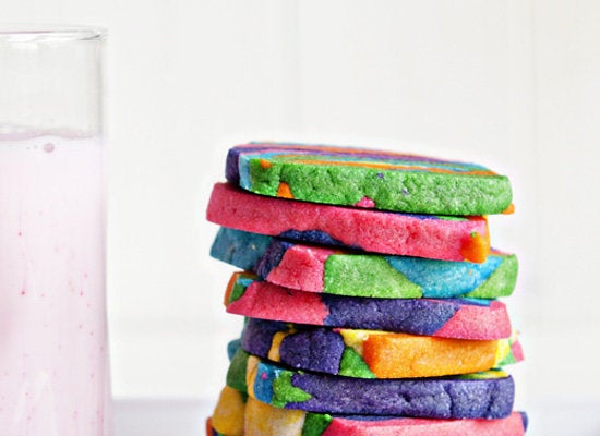 Rainbow Tie-Dyed Sugar Cookies