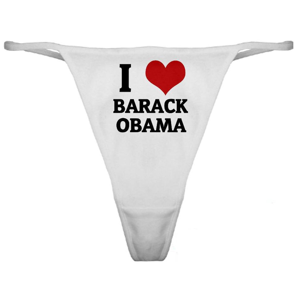"I Love Barack Obama" classic thong