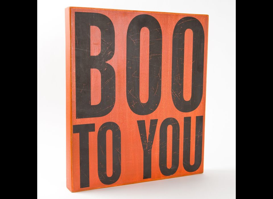 Halloween Wood Sign from Papyrus