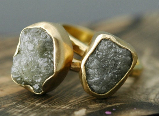 Rough Diamond Ring