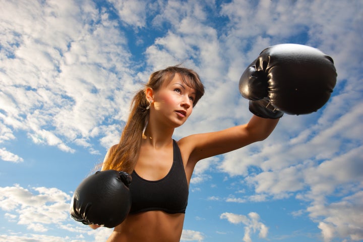 boxing girl