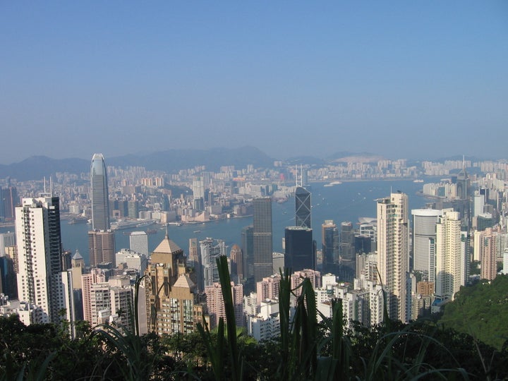Description Hong Kong vom Victoria Peak aus gesehen. | Source Urlaubsfoto | Date | Author Gernot Kurze | Permission | other
