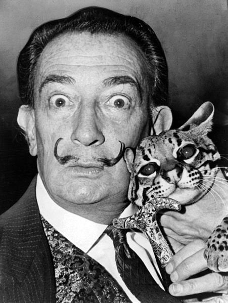 The Moustache Master, Salvador Dali