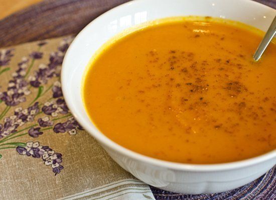 Autumn Carrot and Sweet Potato Soup