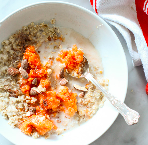 Maple Brown-Sugar Oatmeal With Sweet Potato