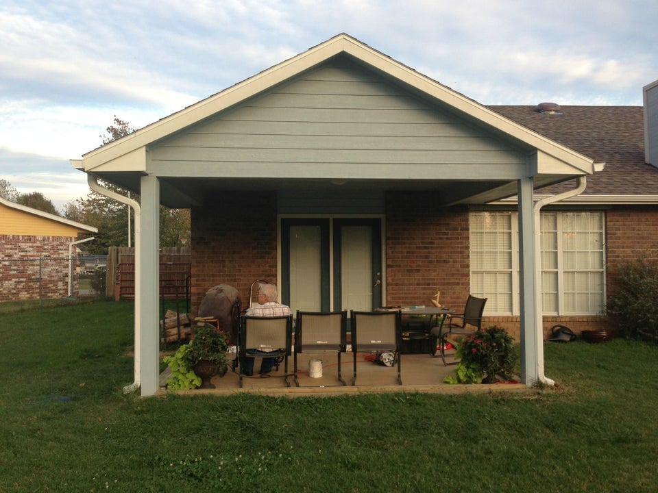 How To Diy A Screened In Patio For Only 500 Photos Huffpost Life