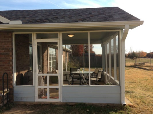 How To Diy A Screened In Patio For Only 500 Photos Huffpost Life