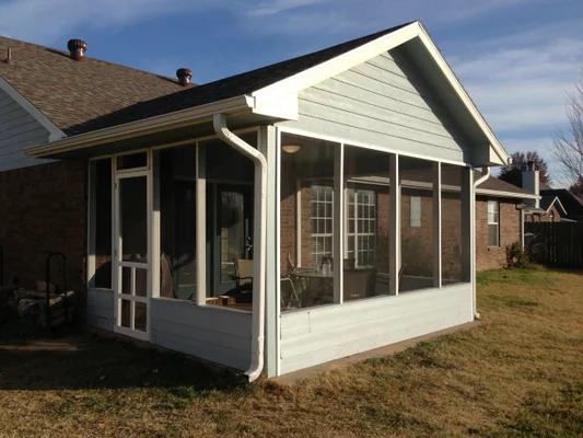 How To Diy A Screened In Patio For Only 500 Photos Huffpost Life How To Diy A Screened In Patio For Only