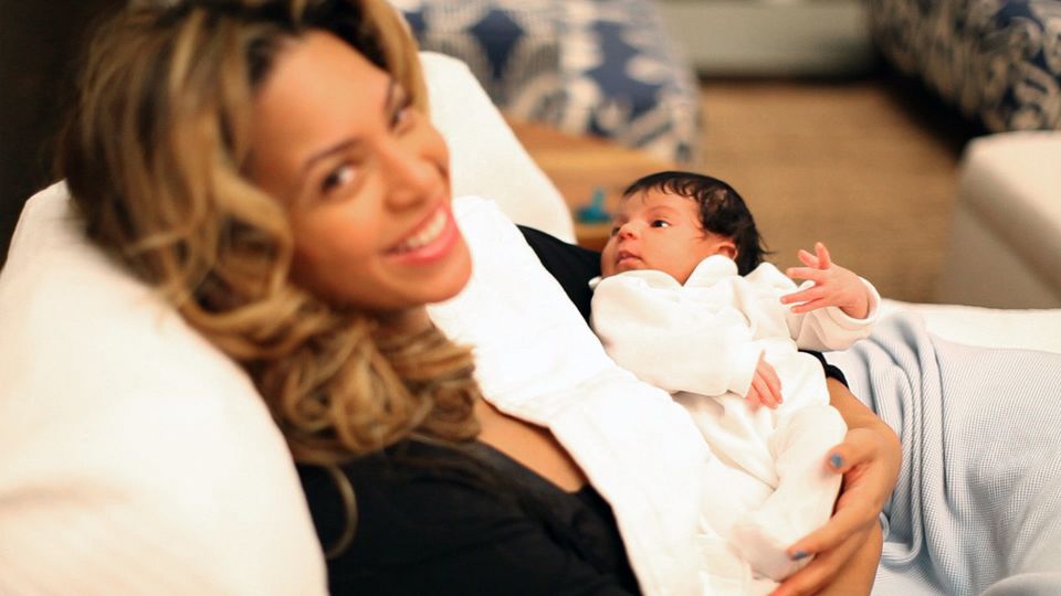 January: Beyonce and Jay-Z Welcome Blue Ivy