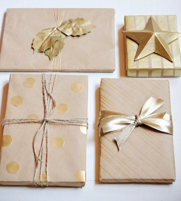easy colorful gift wrap idea