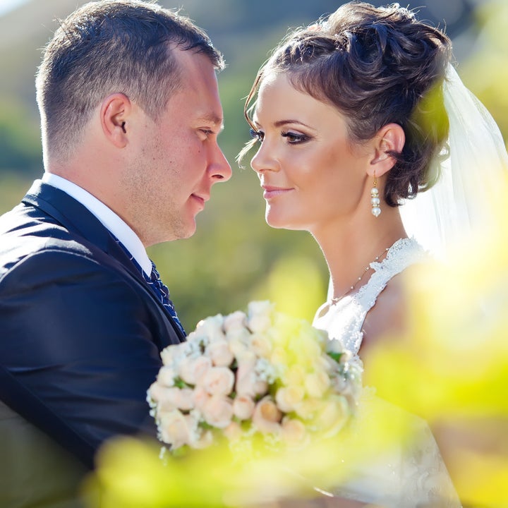 beautiful wedding couple