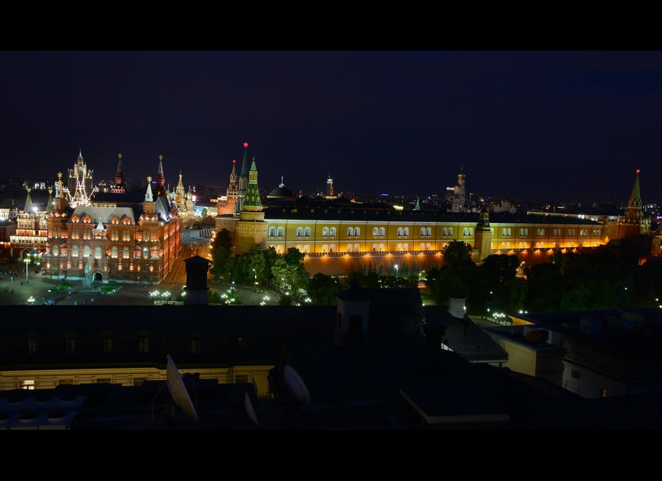 View of Red Square from O2 Lounge, Ritz-Carlton Moscow