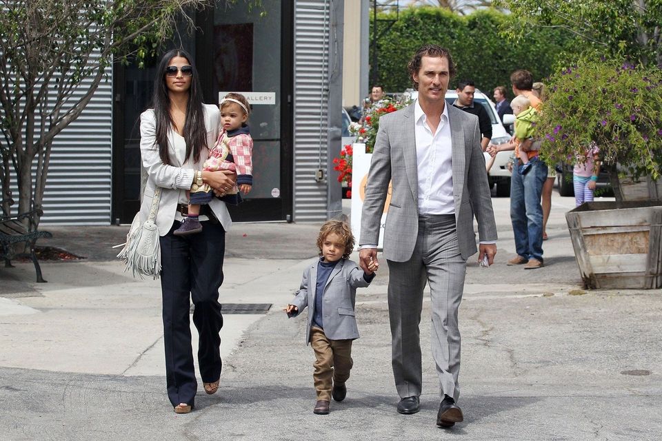The McConaughey/Alves family, June 2011