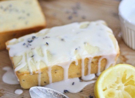 Lemon-lavender Greek Yogurt Pound Cake