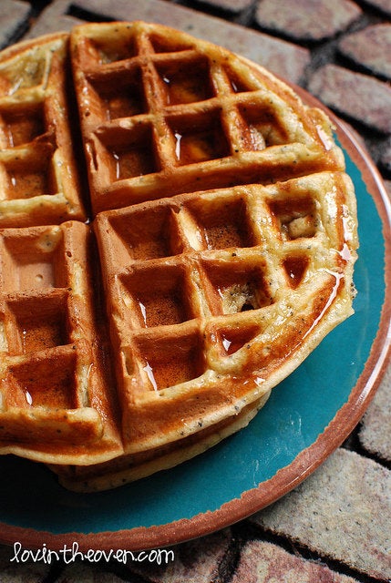 Lemon Poppy Seed Waffles