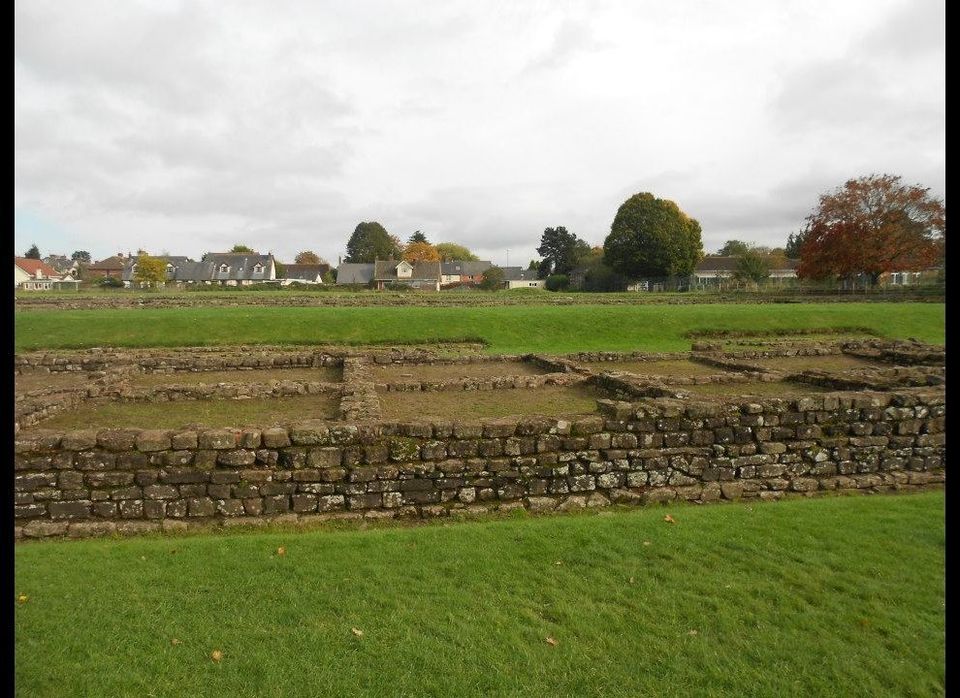 Roman military barracks in Caerleon, Wales