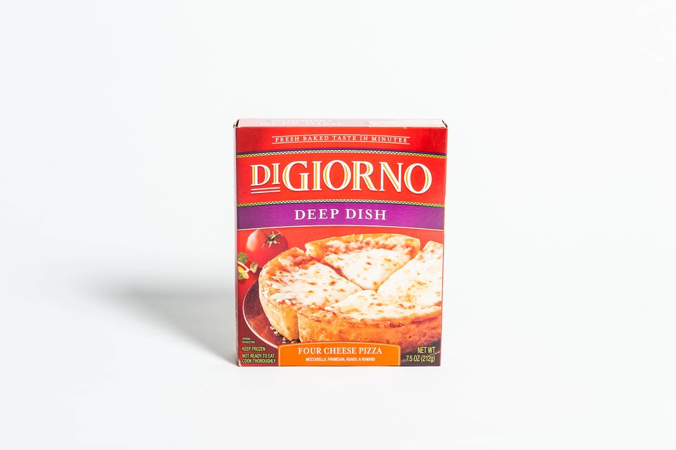 #1: DiGiorno Deep Dish, Four-Cheese Pizza (Mildly Recommended)