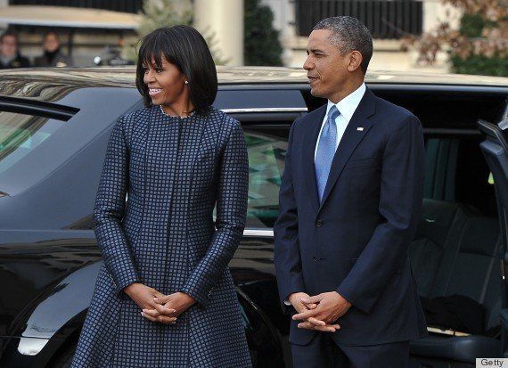 Michelle Obama in Thom Browne
