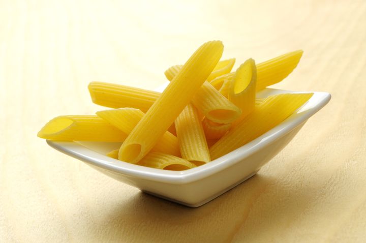 small bowl of italian penne...