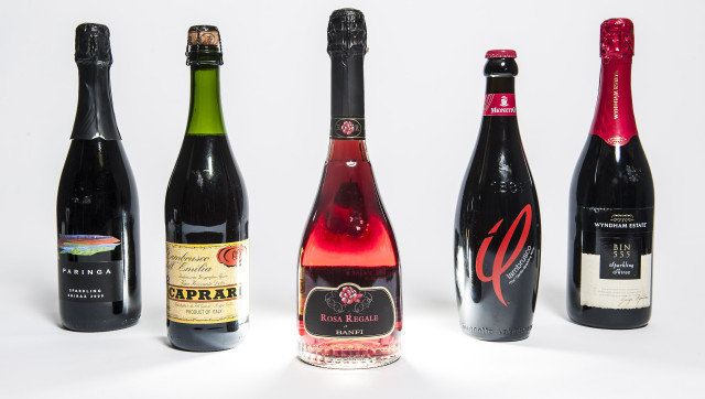 sparkling red wine