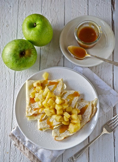 Caramel Apple Crepes