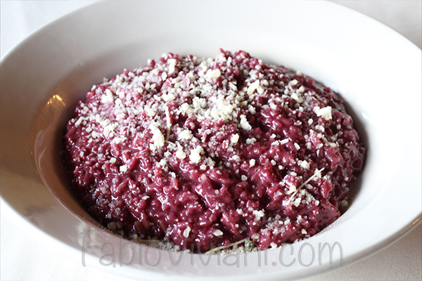 Red Wine Risotto With Apple