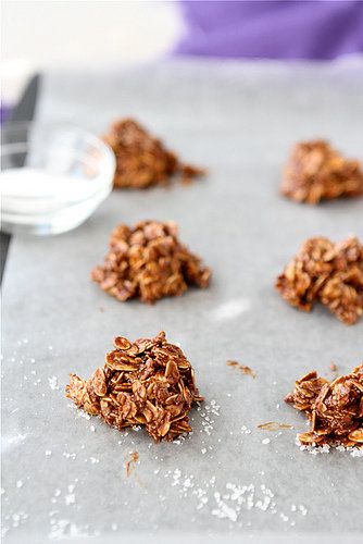 No-Bake Cookies Recipe with Dulce de Leche, Sea Salt & Oatmeal