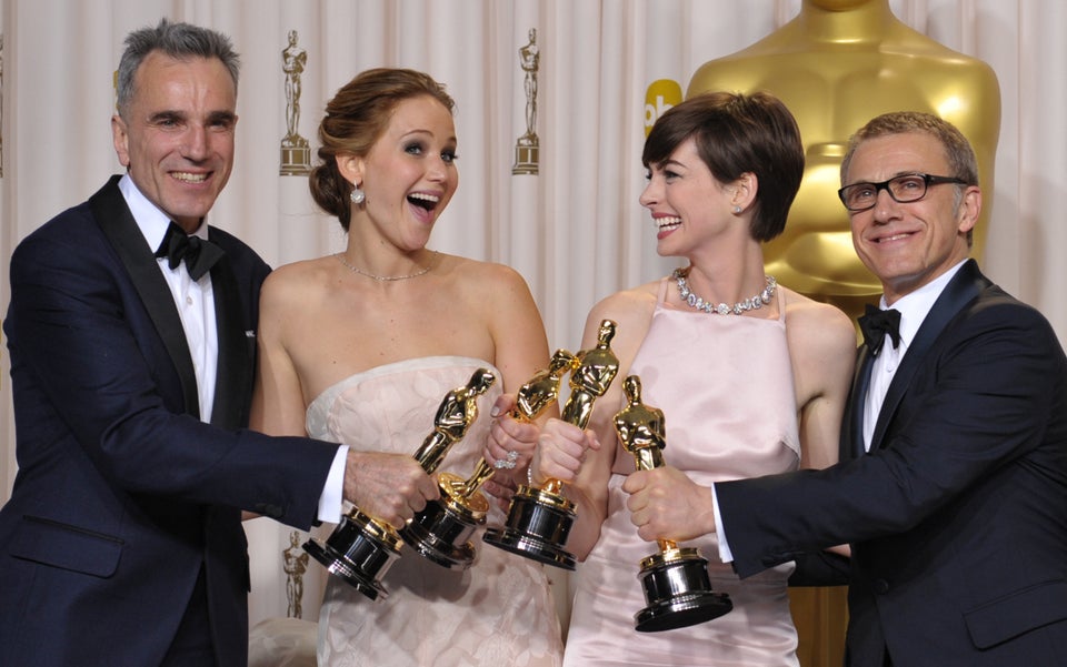 Daniel Day-Lewis, Jennifer Lawrence, Anne Hathaway, Christoph Waltz