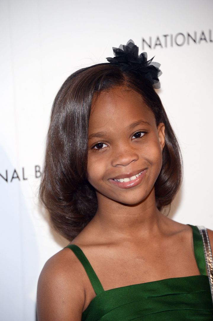 NEW YORK, NY - JANUARY 08: Actress Quvenzhane Wallis attends the 2013 National Board Of Review Awards Gala at Cipriani 42nd Street on January 8, 2013 in New York City. (Photo by Stephen Lovekin/Getty Images)