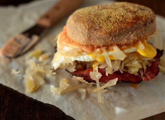 Reuben Breakfast Sandwich