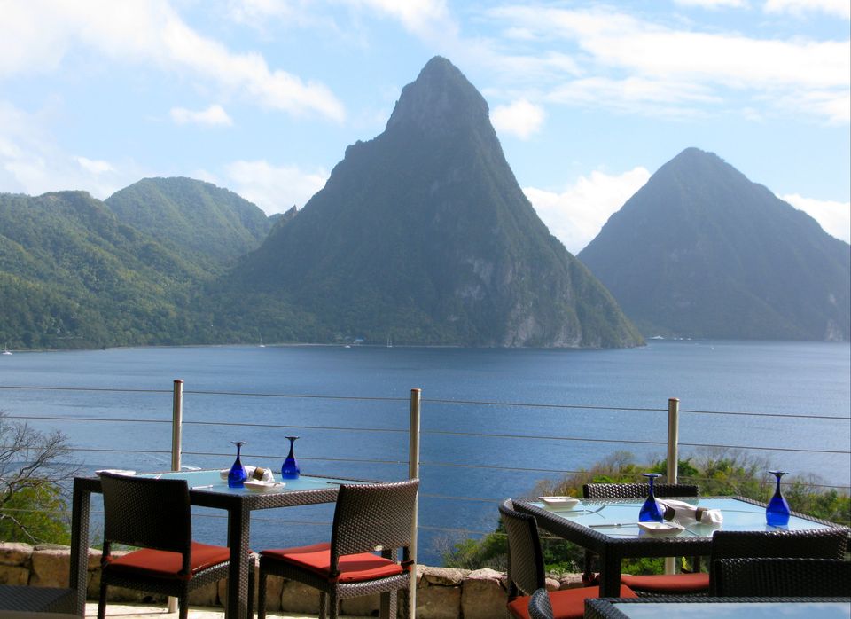 World Heritage Pitons are Always in View