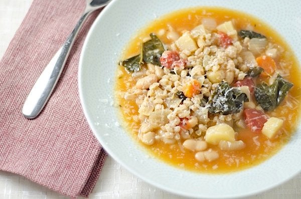 Vegetarian Italian Farro Soup