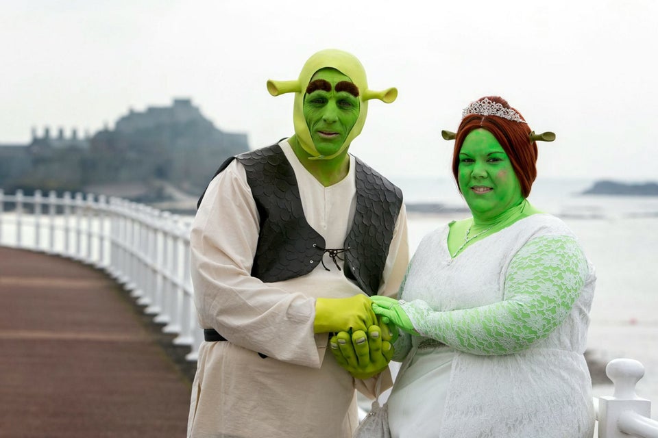 Princess fiona shop wedding dress