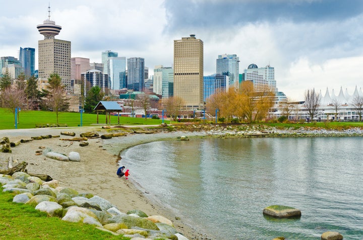 a view at downtown of vancouver ...