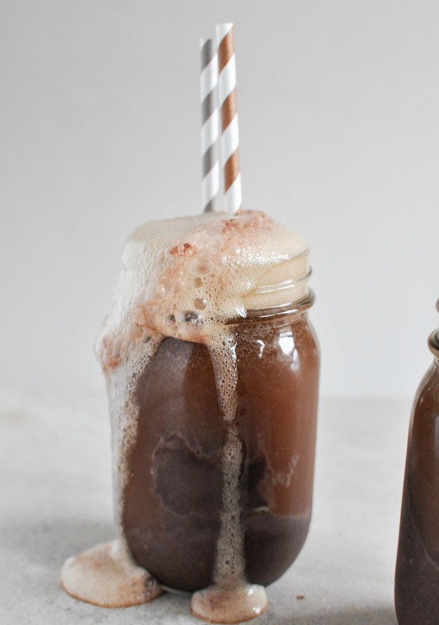 Chocolate Covered Raspberry Winter Ale Floats