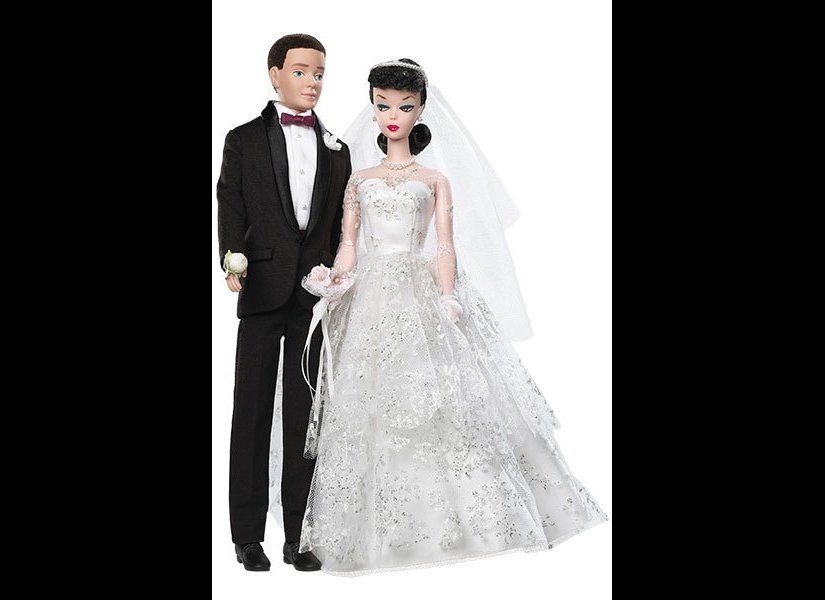 1959: The original Wedding Day Barbie Doll and Ken Set