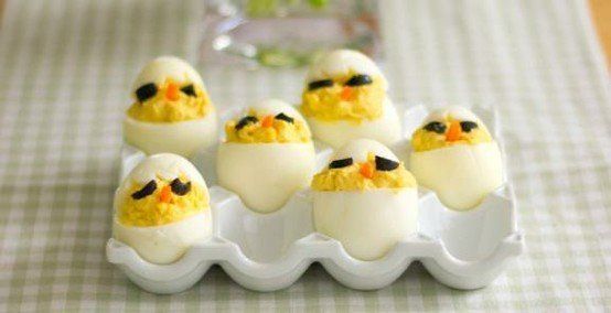 'Chick' Deviled Eggs 