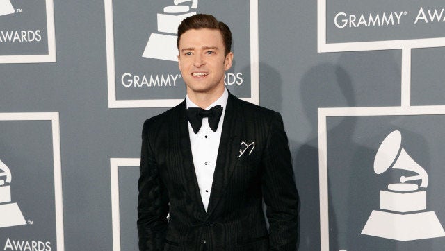 Justin timberlake suit store & tie