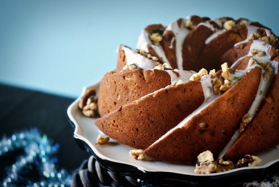 Lemon and Cherry Mini Bundt Cakes - foodiecrush