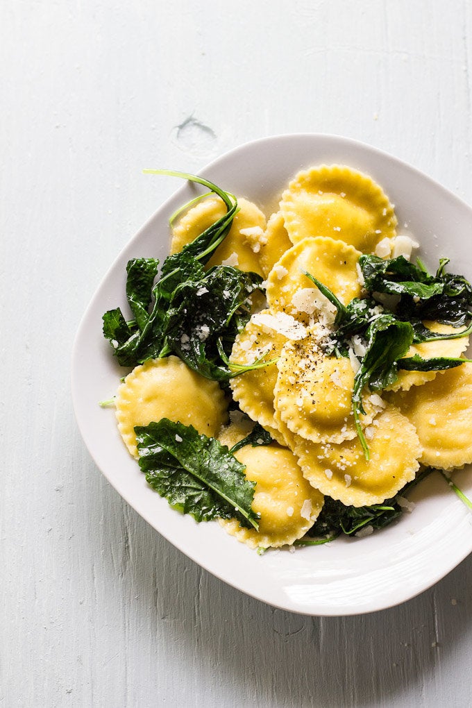 Homemade Mushroom Ravioli - The Clever Carrot