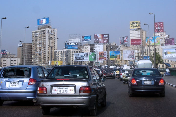 cairo may 03 heavy traffic in ...