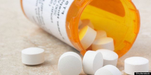 pills out of medicine bottle
