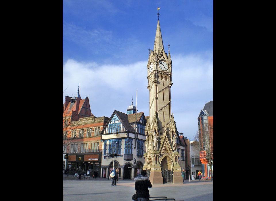 Haymarket Memorial Clock Tower, Leicester, U.K.