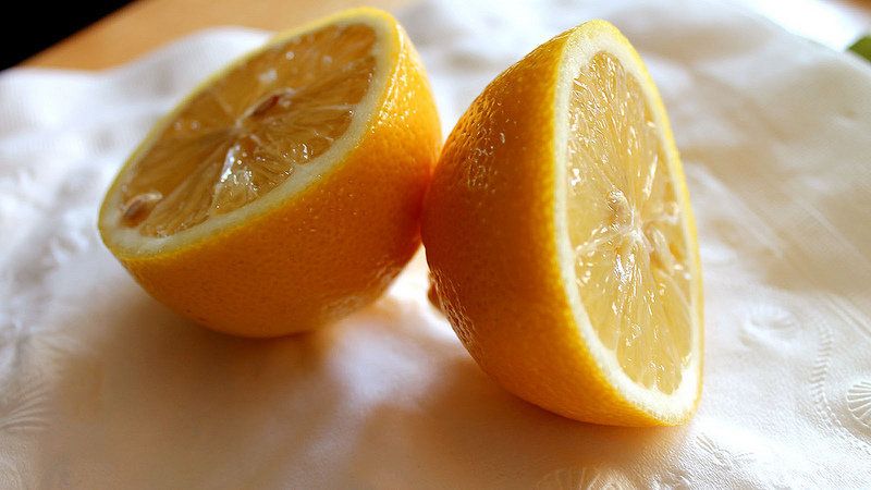 #1: Freshly-Squeezed Lemon Juice
