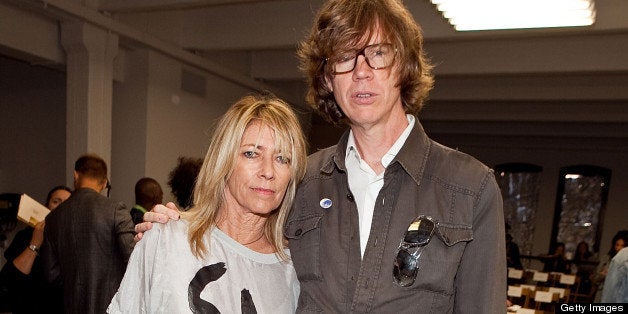 Kim Gordon and Thurston Moore of Sonic Youth attend the Rodarte Spring 2011 fashion show during Mercedes-Benz Fashion Week on September 14, 2010 in New York City.