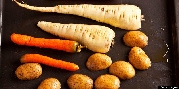 raw root vegetable for healthy vegetarian cooking